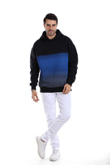 Midnight Gradient Hoodie - white