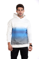 Midnight Gradient Hoodie - white