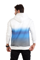 Midnight Gradient Hoodie - white