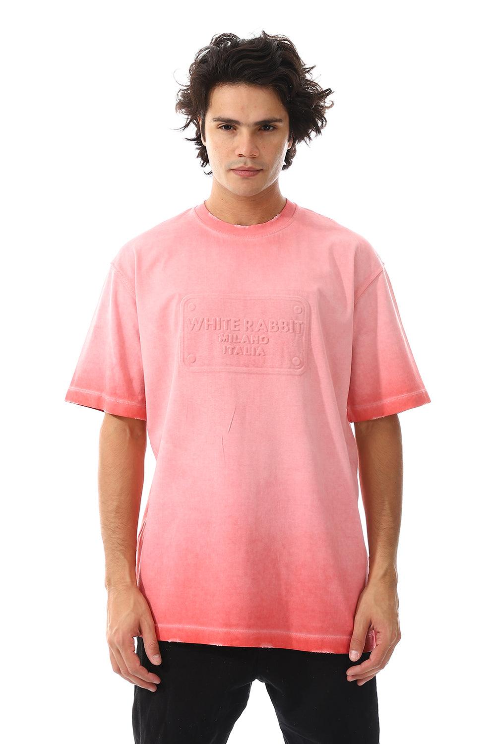 Gradient Pink Prominent T-Shirt