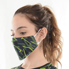 Dust proof printed mask - Black