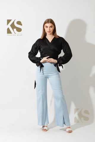 Wrap Tie Blouse