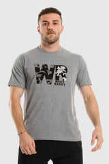 Stitched Camouflage "WR" Black Cotton Tee