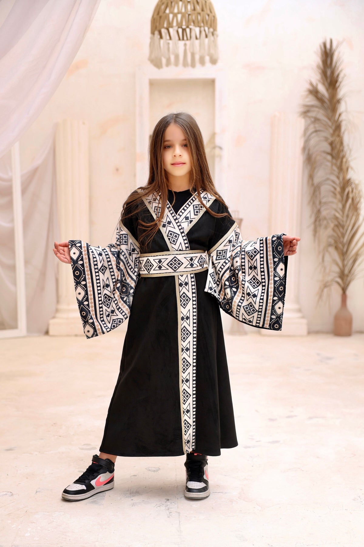 Black Kimono Kaftan (Kids)