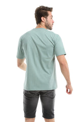 Patched Chest Slip On T-Shirt