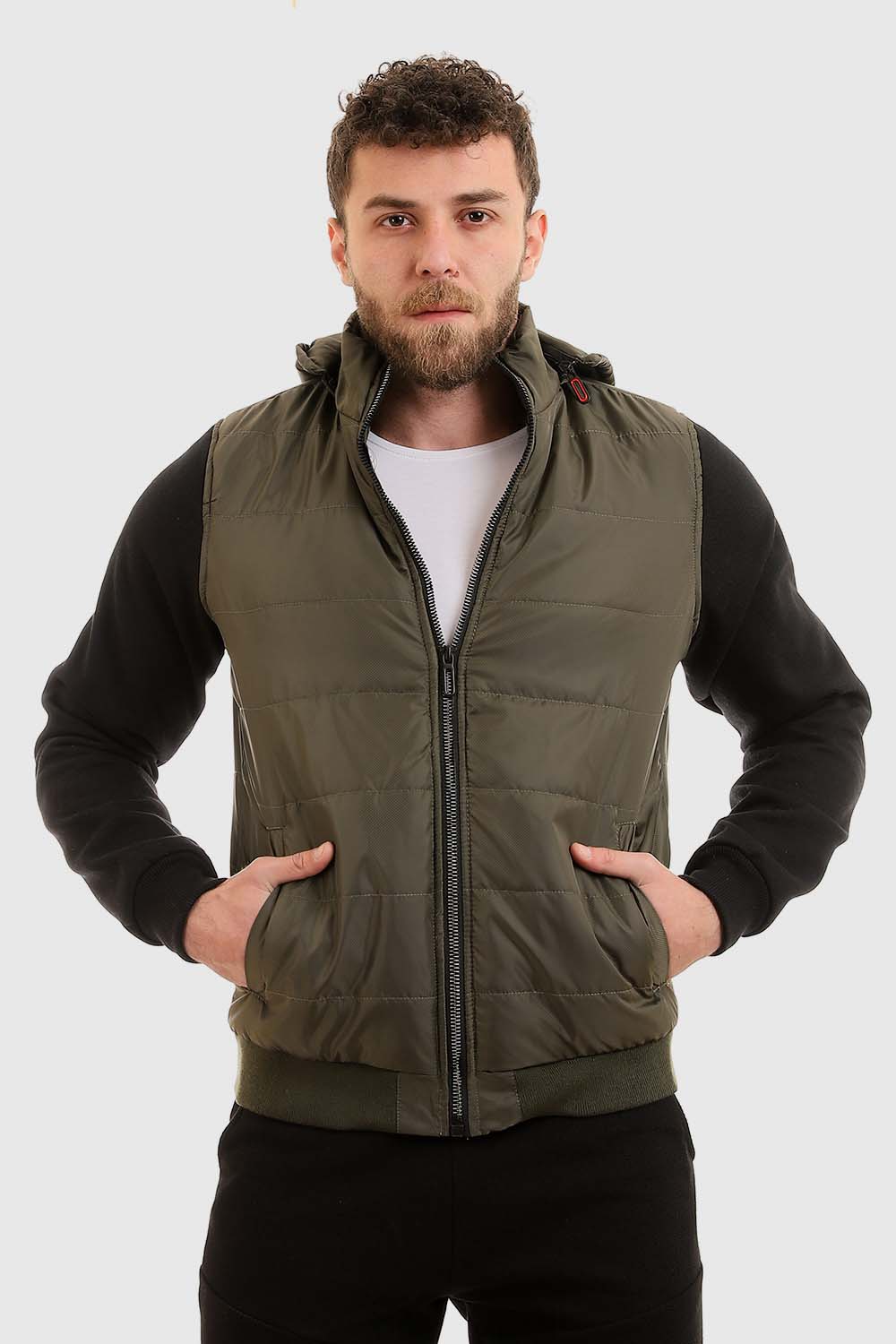 Hooded Neck Puffer Jacket