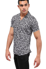 Patterned Casual Buttoned Down Shirt