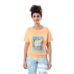 Doe Set of Legging And T-shirt - Flamingo Birds Print