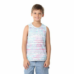 Kids Striped Tank Top - Geometric Stripshape