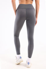 Deep grey basic leggings