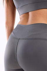 Deep grey basic leggings