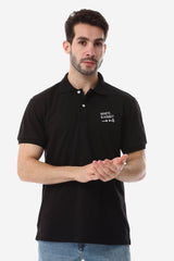 Short Sleeves Buttons Closure Polo Shirt