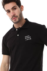 Short Sleeves Buttons Closure Polo Shirt