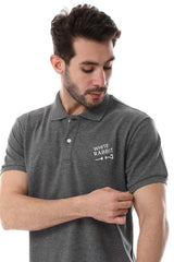 Short Sleeves Buttons Closure Polo Shirt