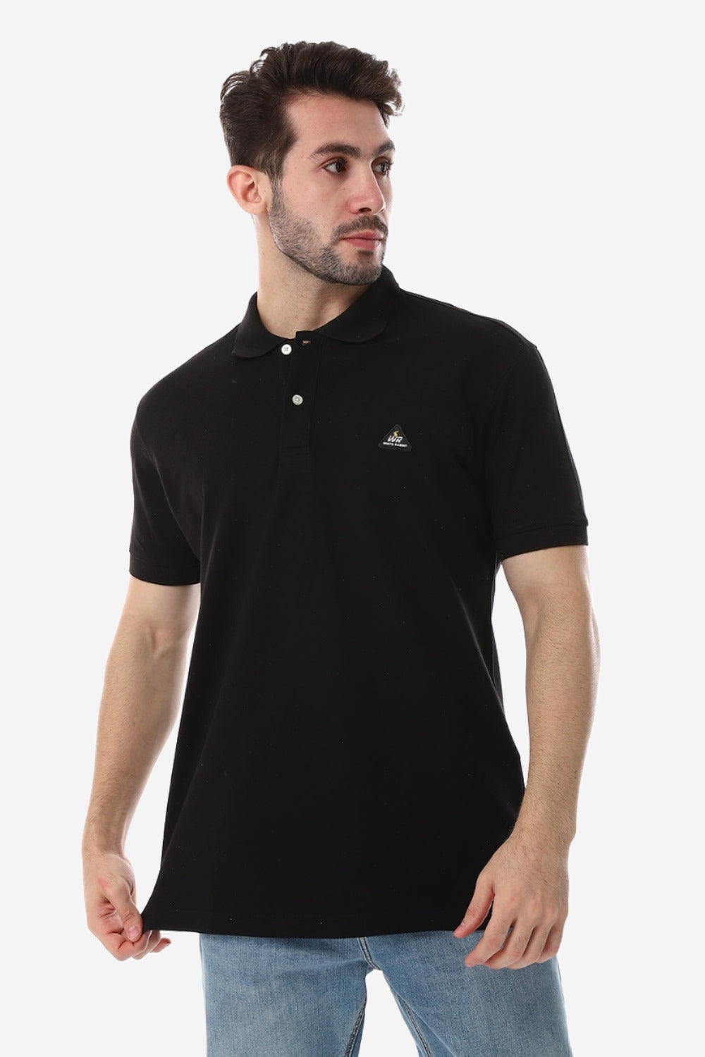 Regular Fit Pique Pattern Polo Shirt