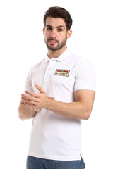 Double Buttoned Short Sleeves Pique Polo