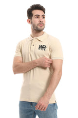 Plain Comfy Buff Neutrals Polo Shirt