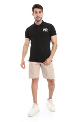 Plain Comfy Buff Neutrals Polo Shirt