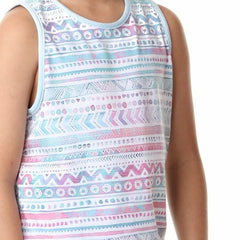 Kids Striped Tank Top - Geometric Stripshape