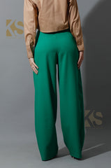 High Waist Wide Leg Trousers