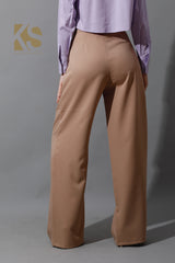 High Waist Wide Leg Trousers