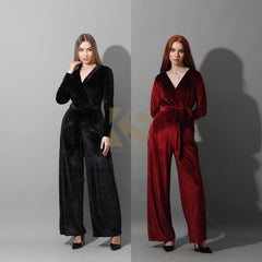 Wrapped wide leg Jumpsuit