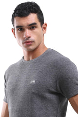 Regular Fit Horizontal Ribbed T-Shirt