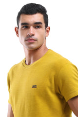 Regular Fit Horizontal Ribbed T-Shirt