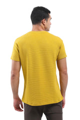 Regular Fit Horizontal Ribbed T-Shirt