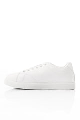 Plain White Elegant Sneakers