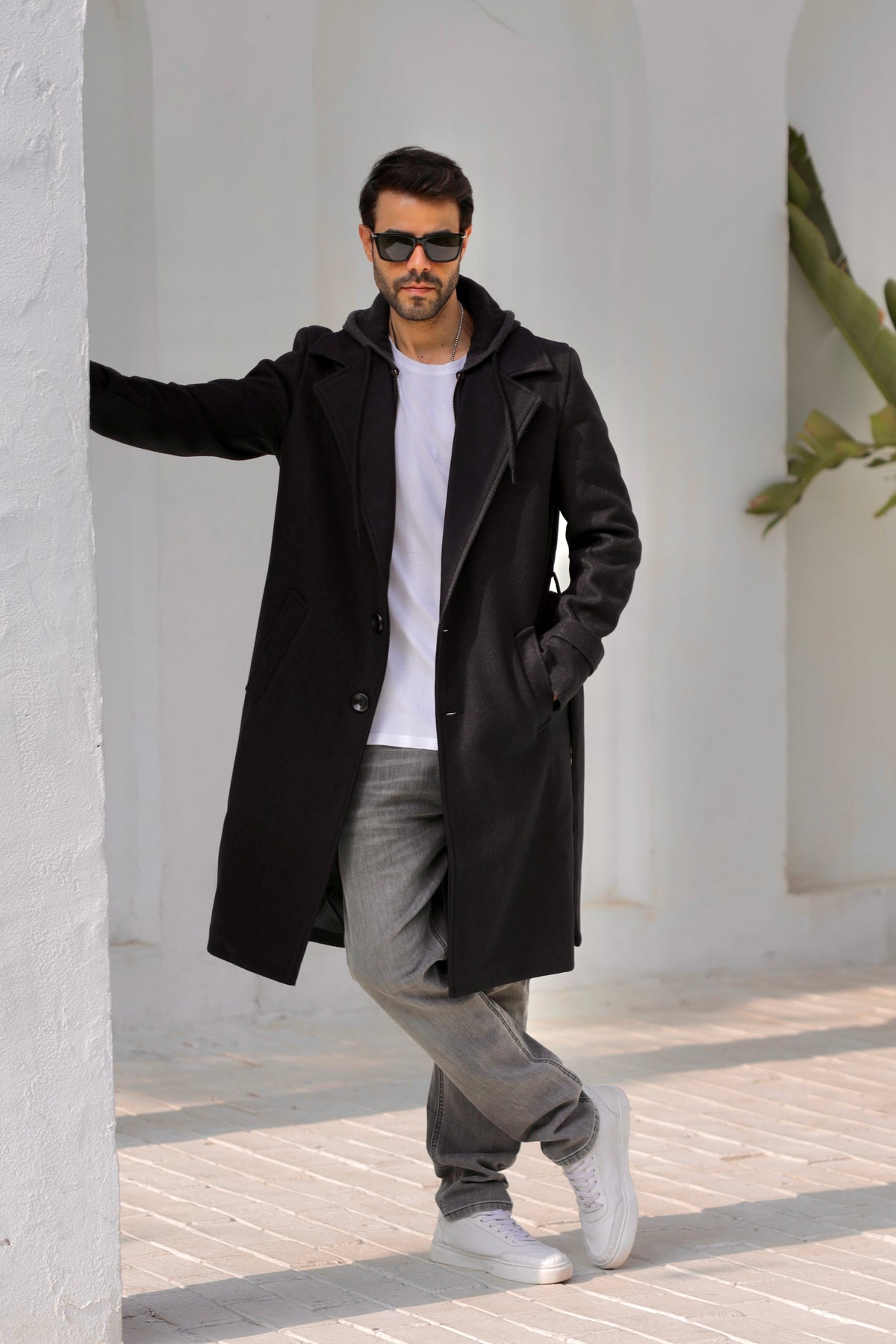 Black Woolen Coat