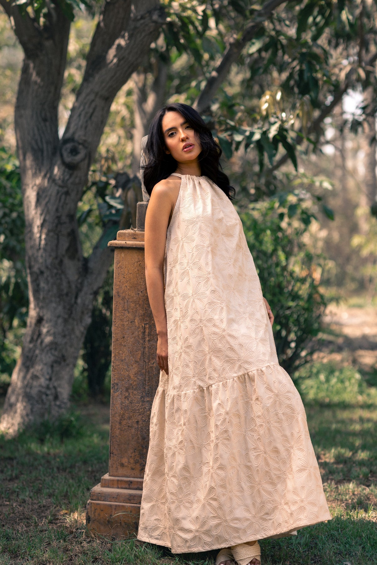 Nude Nuance Maxi Dress