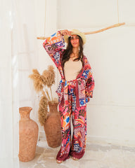 Tropical Long Kimono