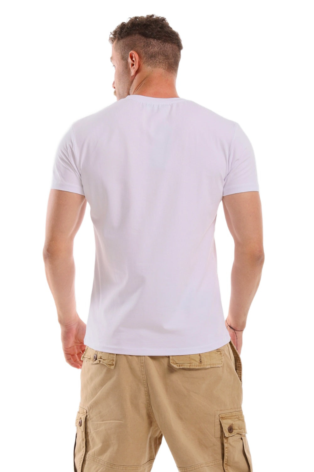 Printed Multi Color Cotton T-Shirt