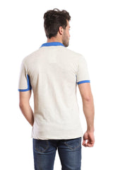 Bi-Tone Short Sleeves Polo Shirt