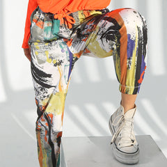 Microfiber Abstract Pop Joggers