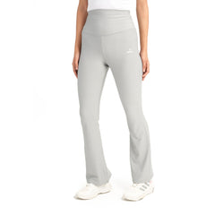 High Waist Ribbed Flare  Pants