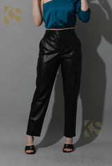 Leather Chino Trousers