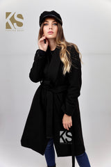 Wrapped belted Coat