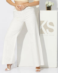 Pleated wide leg pants