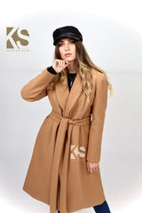 Wrapped belted Coat