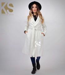 Wrapped belted Coat