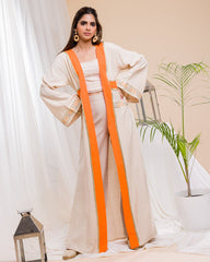 Sufia Orange Kaftan