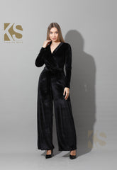 Wrapped wide leg Jumpsuit