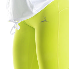 Doe side pocket elevate leggings - LIME GREEN