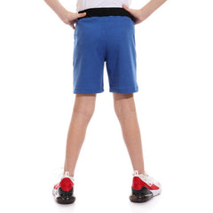 Boys Side Zipped Pockets Shorts