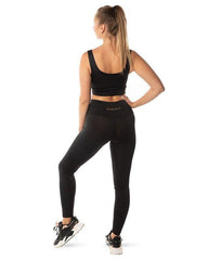 Black basic legging