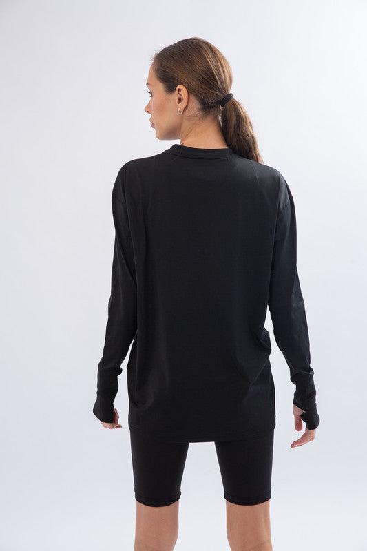 Black Long Sleeves Top