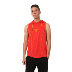 Viga contrast sleeveless hoodie - 5 colors