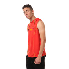 Viga contrast sleeveless hoodie - 5 colors